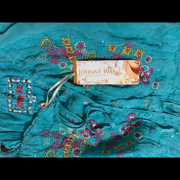 Johnny Was Daisy Flo strap pocket dress size S NWT - Picture 6 of 6